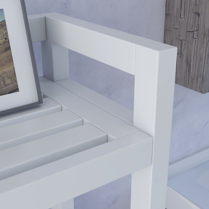 Red Barrel Studio® Bernardston Solid Wood Freestanding OvertheToilet